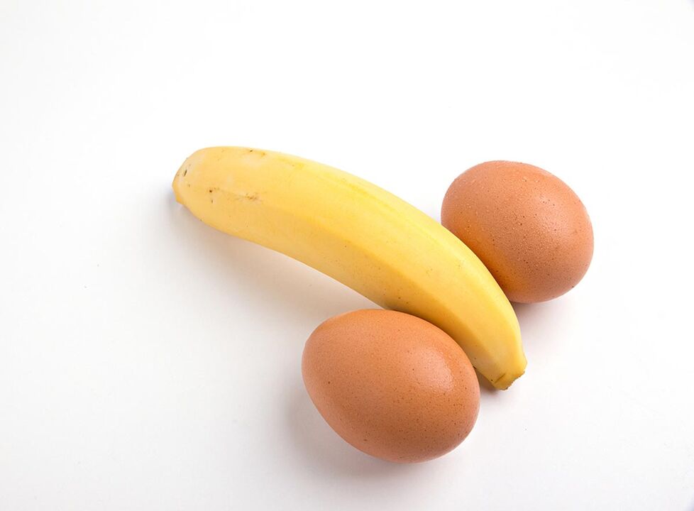 kokošja jaja i banana za povećanje potencije